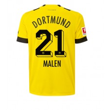 Borussia Dortmund Donyell Malen #21 Hemmatröja 2022-23 Korta ärmar